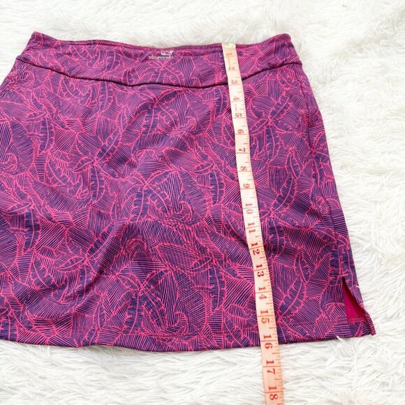 Women Vineyards Vines Linear Tropic Golf Skort Pink and Purple Extra Small - Picture 4 of 8